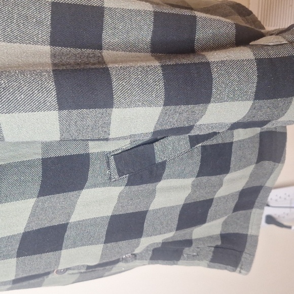 Tailor Vintage Men's M Shacket Sherpa Lined Buffalo Plaid Green Mistletoe - Picture 5 of 10